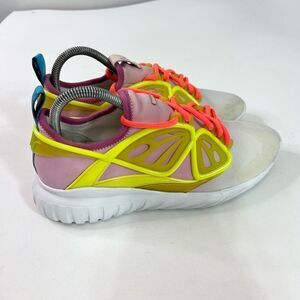 Sophia Webster Sneakers Womens 40 Multicolor Leather Trimmed Fly-by Low Top